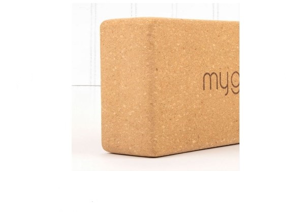 Блок для йоги Myga Cork Eco Brick Block RY1061