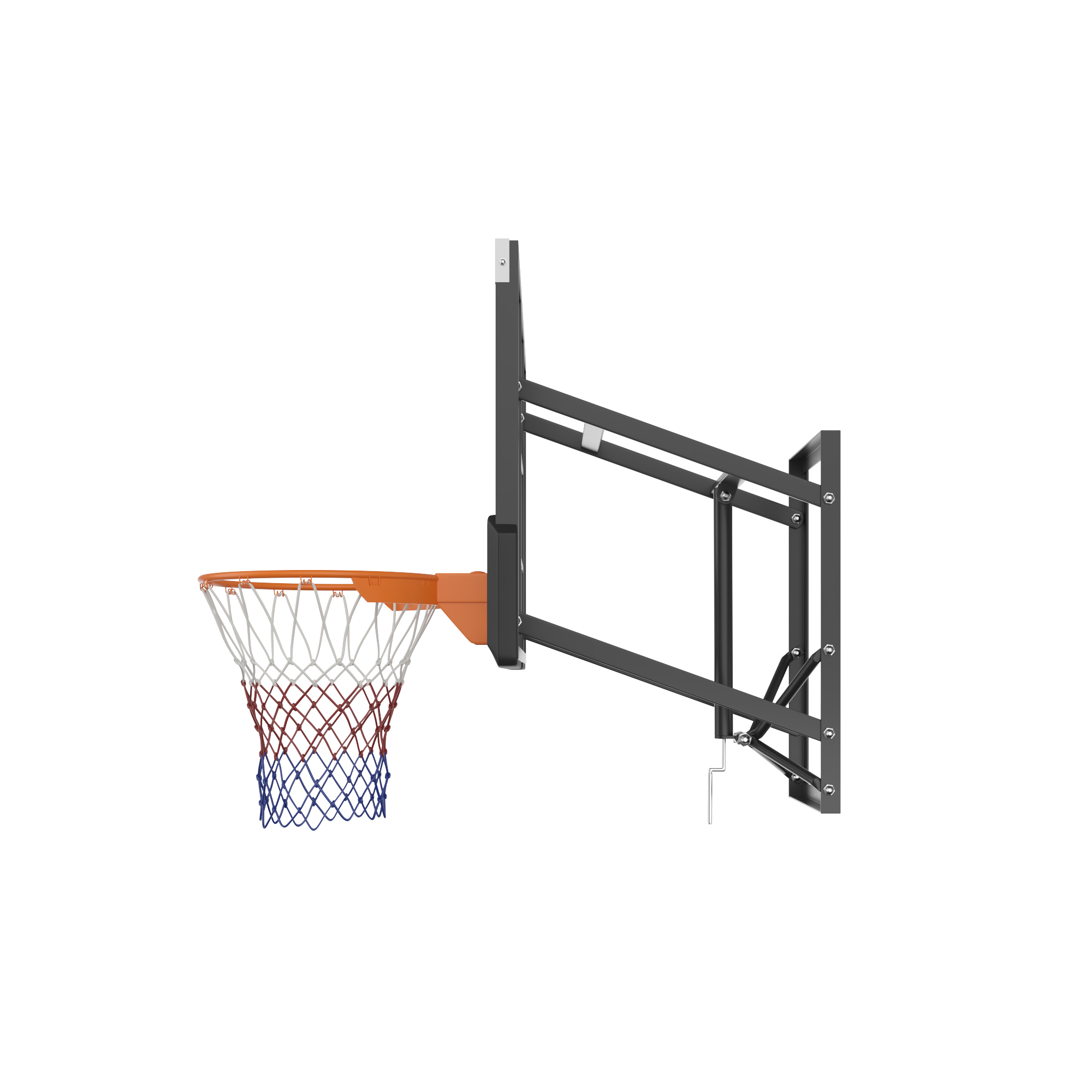 Баскетбольный щит регулируемый Unix Line B-Backboard-PC 50"x32" R45 BSBS50APCBK