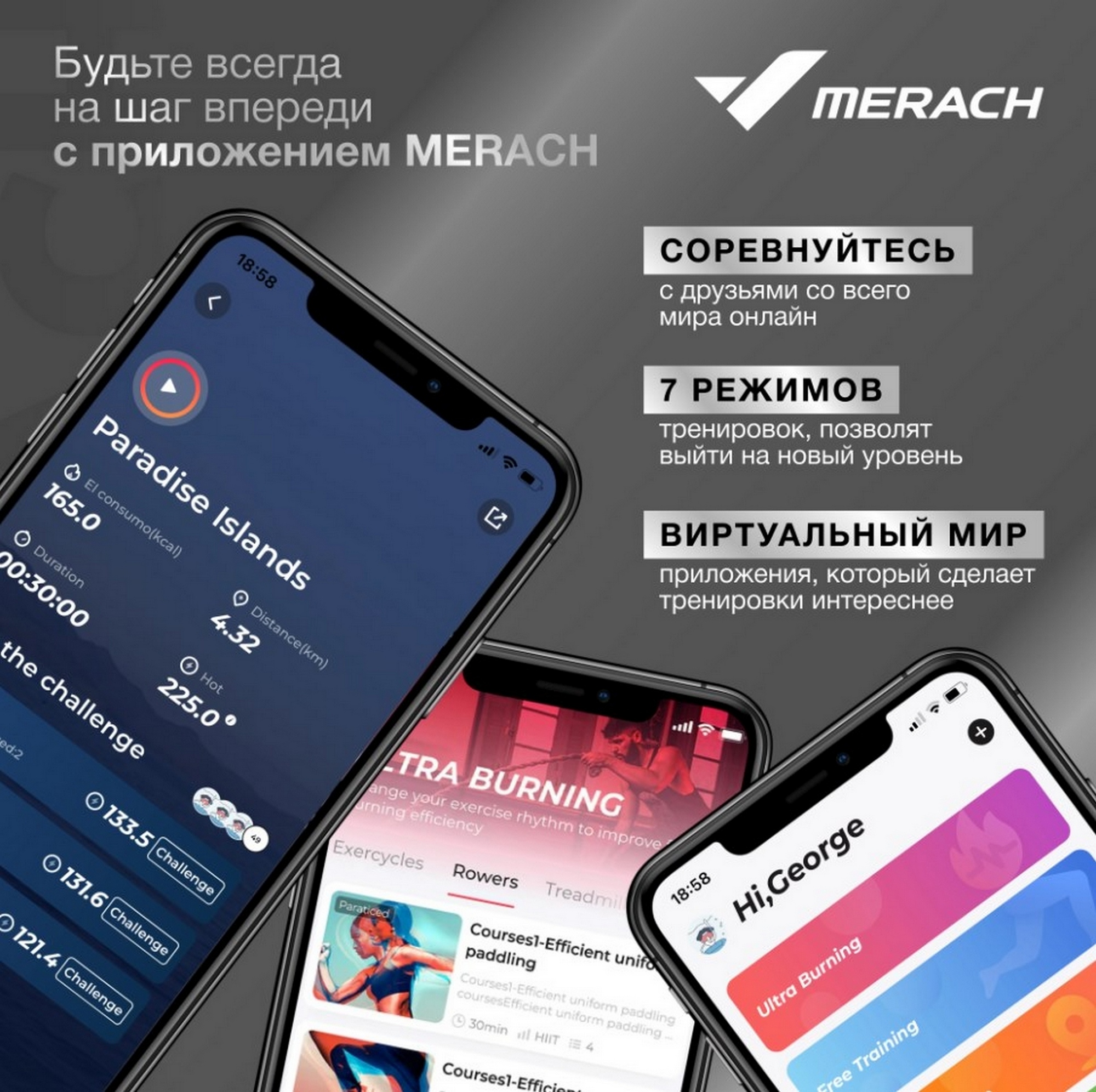 Спин-байк домашний MERACH MR-S06 white
