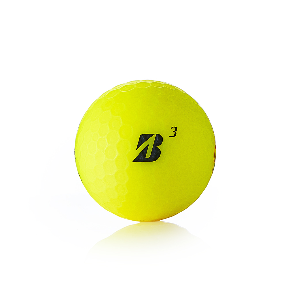 Мяч для гольфа, 3 шт\уп Bridgestone e12 Straight Matte Yellow BGB5CYX желтый