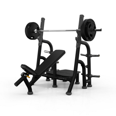 Скамья для жима с положительным наклоном Matrix Magnum MG-A79 | Premium Fitness
