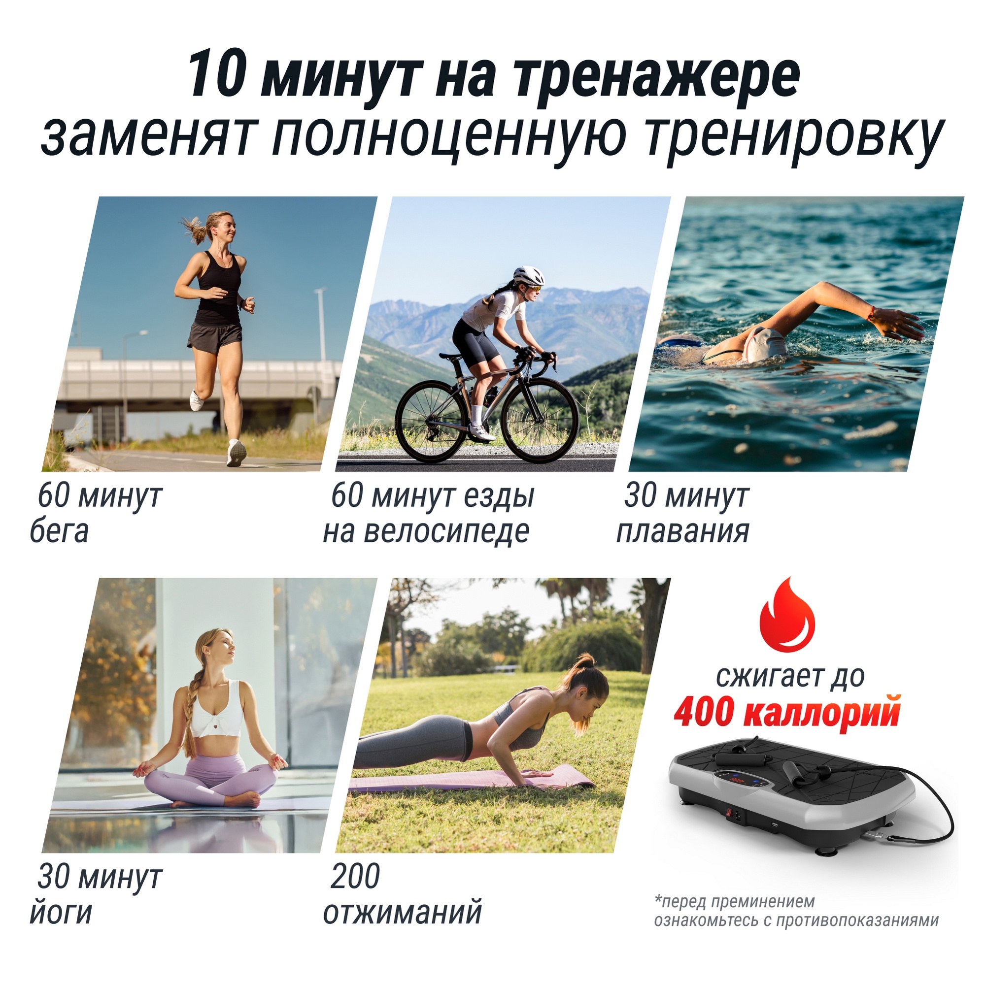 Виброплатформа UnixFit Edge 2D VP2DEGY Grey