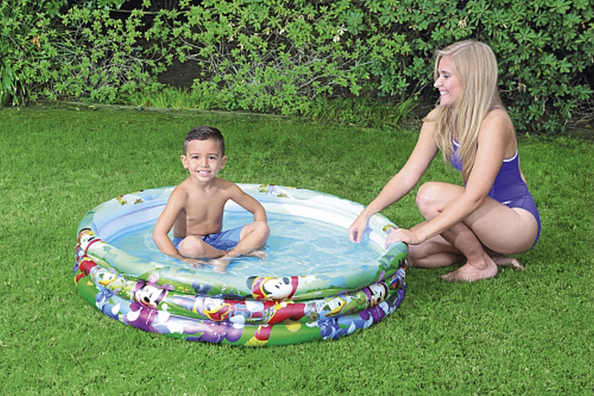 Детский надувной бассейн 122х25см Bestway Disney Mickey Mouse 91007