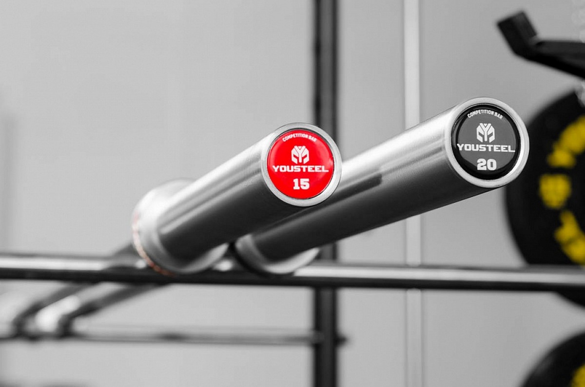 Гриф для штанги мужской YouSteel Competition bar, 20 кг, L220 см, D50мм, хром