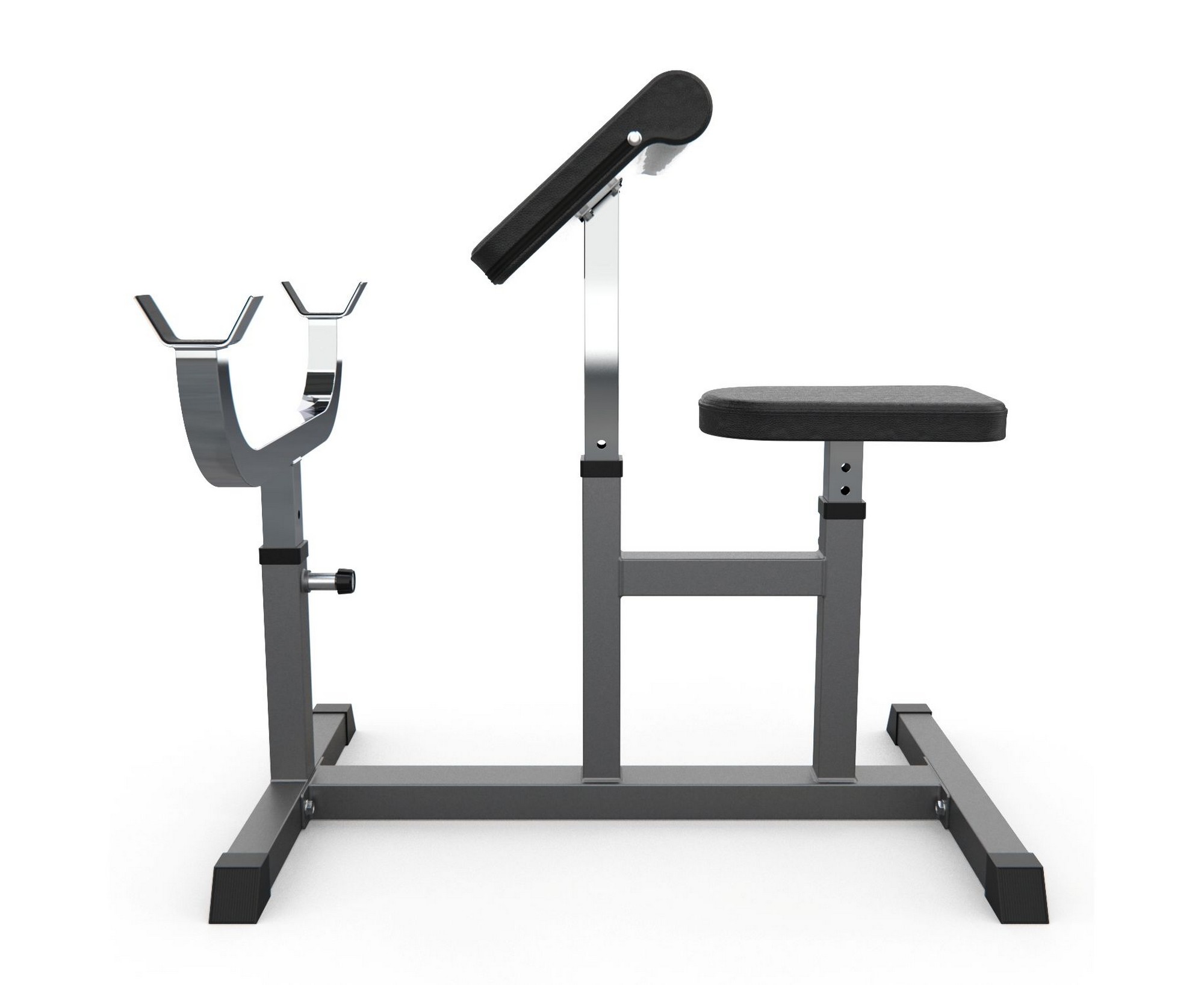 Скамья Скотта DFC HomeGym UB009G, серый | Premium Fitness
