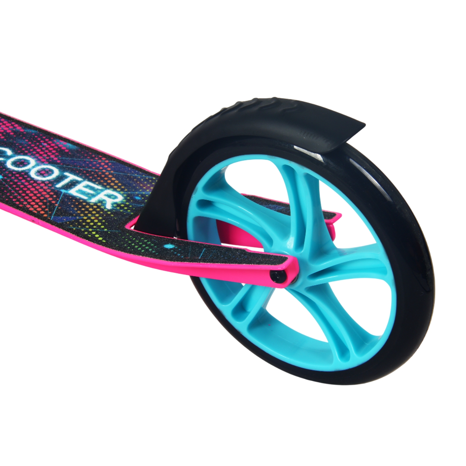 Самокат 200мм RGX RGX-SA200-30 pink (фонарь в подарок)