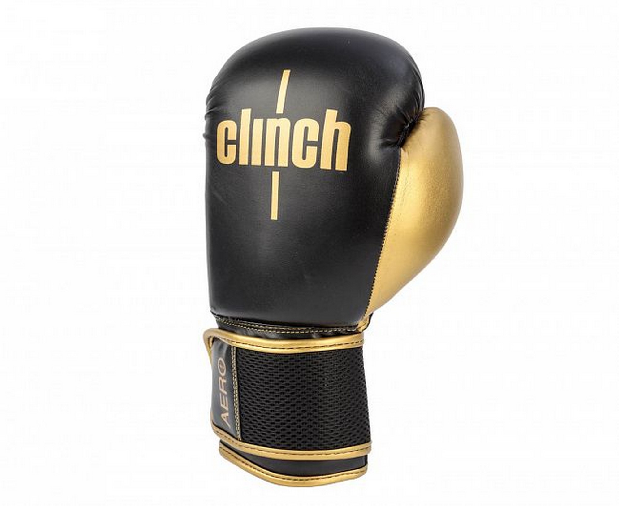 Перчатки боксерские Clinch Aero 2.0 C136 черно-золотой