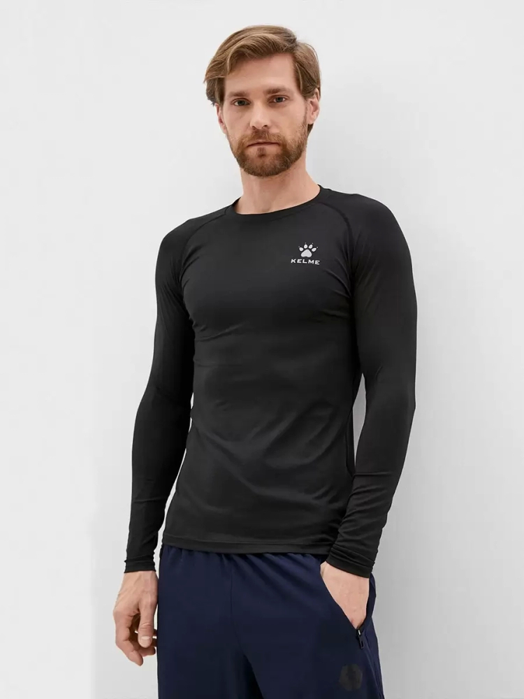 Термобелье (верх) Kelme Tech Fit L\S (Thin) 3891113-000 Black