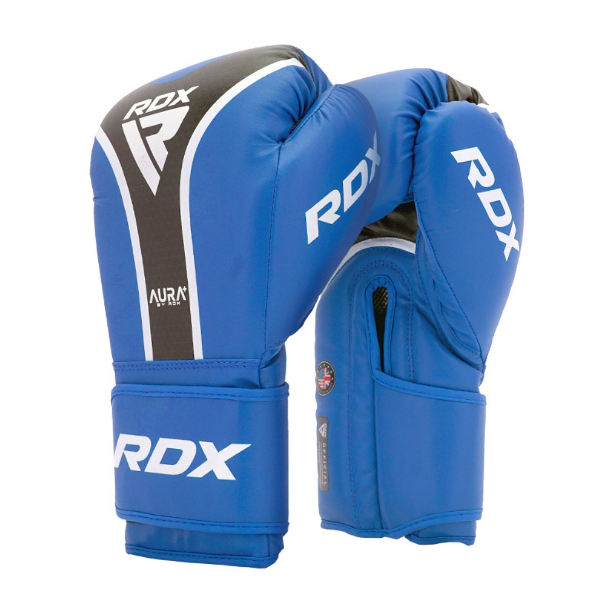 Перчатки RDX Aura Plus T-17 BGR-T17UB-12OZ+ синий\черный