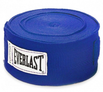 Бинт боксерский Everlast 3 м (пара) синий 4454RBU