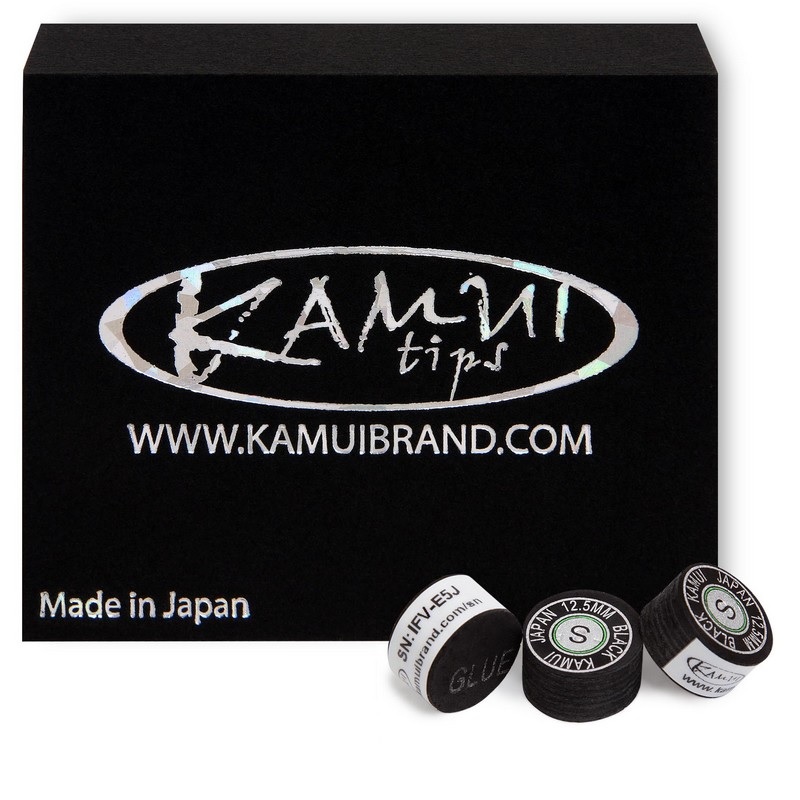 Наклейка для кия Kamui Black d12,5мм Soft 1шт 05343
