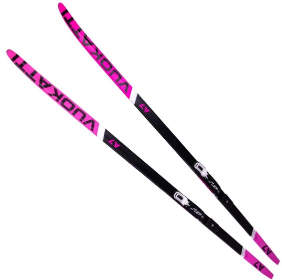 Лыжный комплект Vuokatti NNN Step-in (Step) Black/Magenta