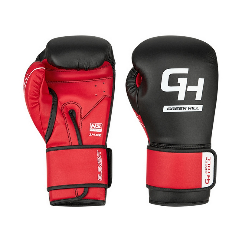 Боксерские перчатки Green Hill Element MF IF CNBGMS-990 Чёрно-красный