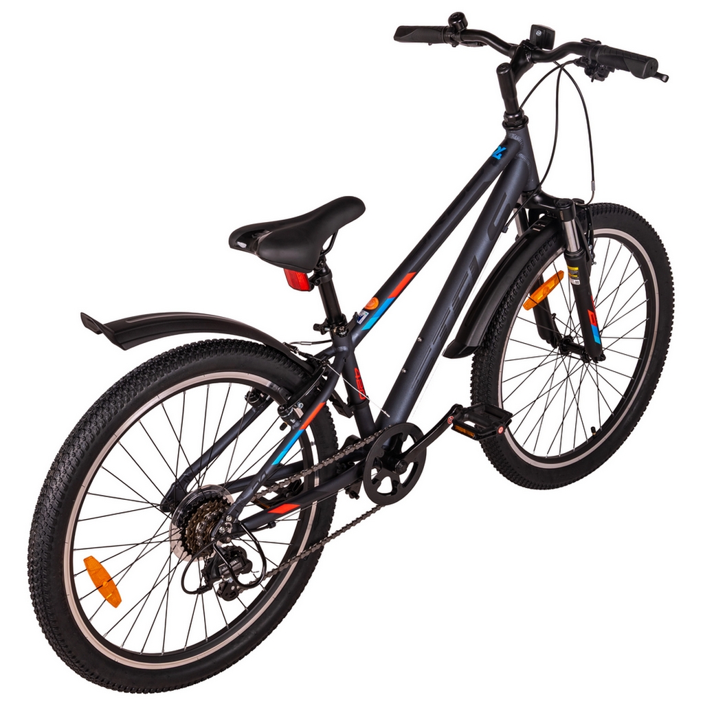 Велосипед 24" Stels Turbo 420 V (рама 12) (ALU рама) (6-ск.) 2026 X0000001861 Антрацитовый
