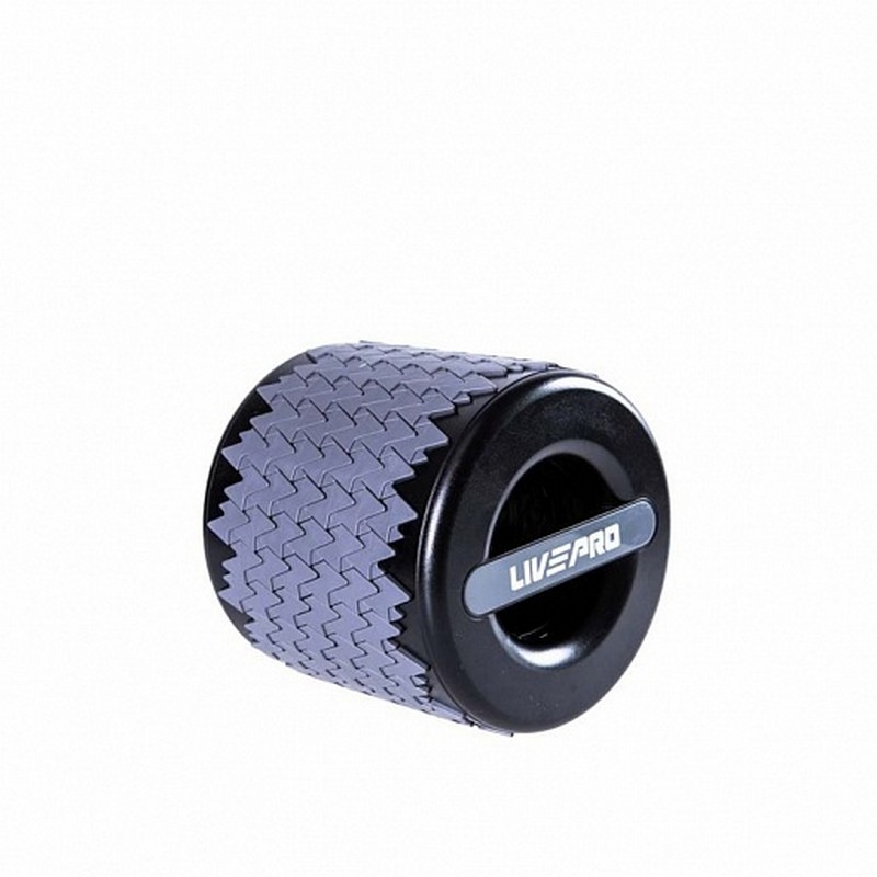 Складной массажный ролик Live Pro Telescopic Fascia Roller LP8239-BL черный