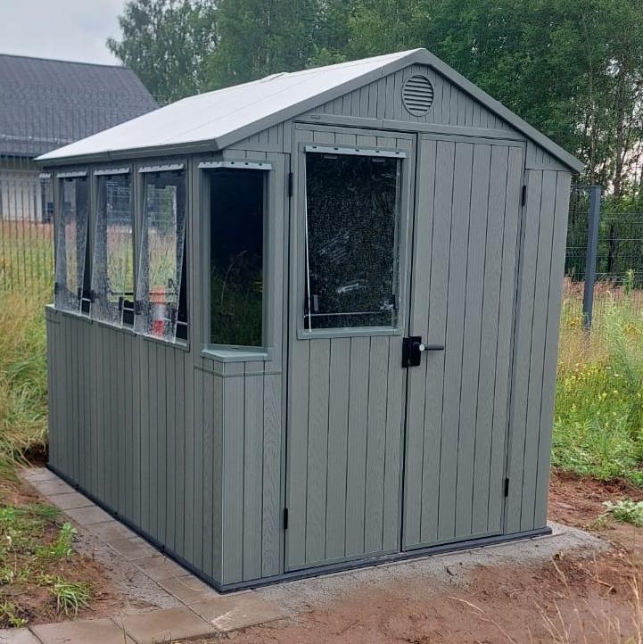 Сарай садовый "Поттинг" Potting shed Evotech Green 6x8