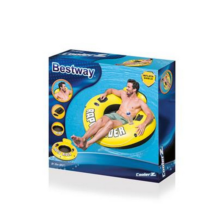 Надувной шезлонг Bestway для отдыха на воде, 135 см 43116