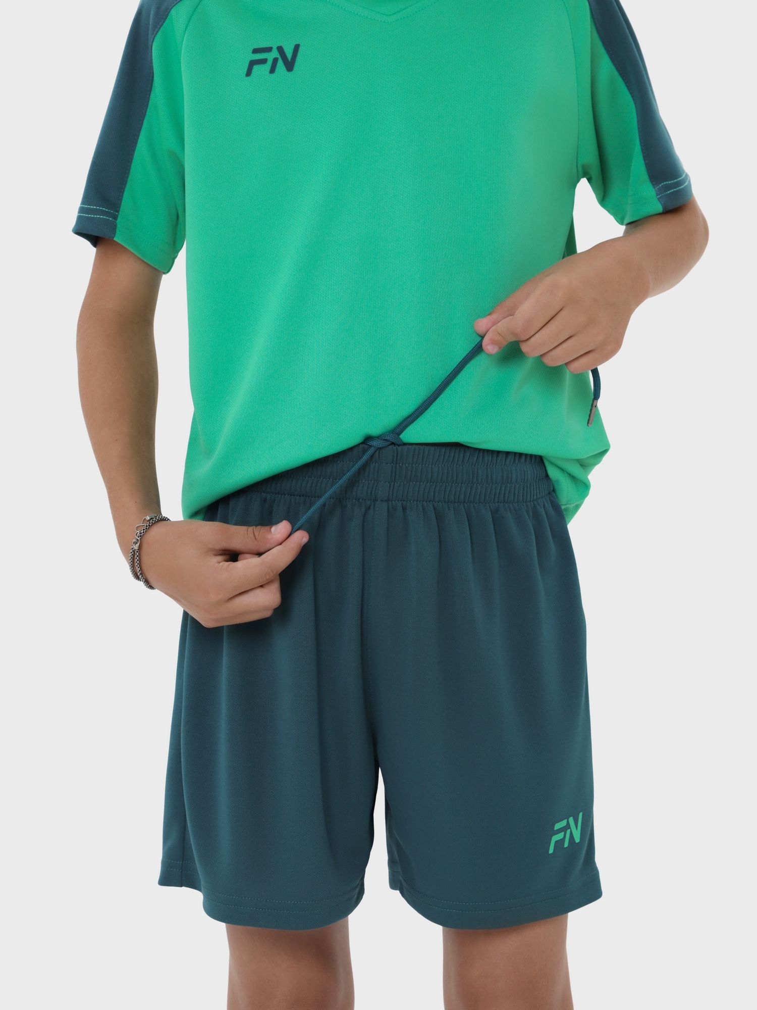 Детская футбольная форма FN Phantom Kid KFN4261022-329 Mint\Dark Green