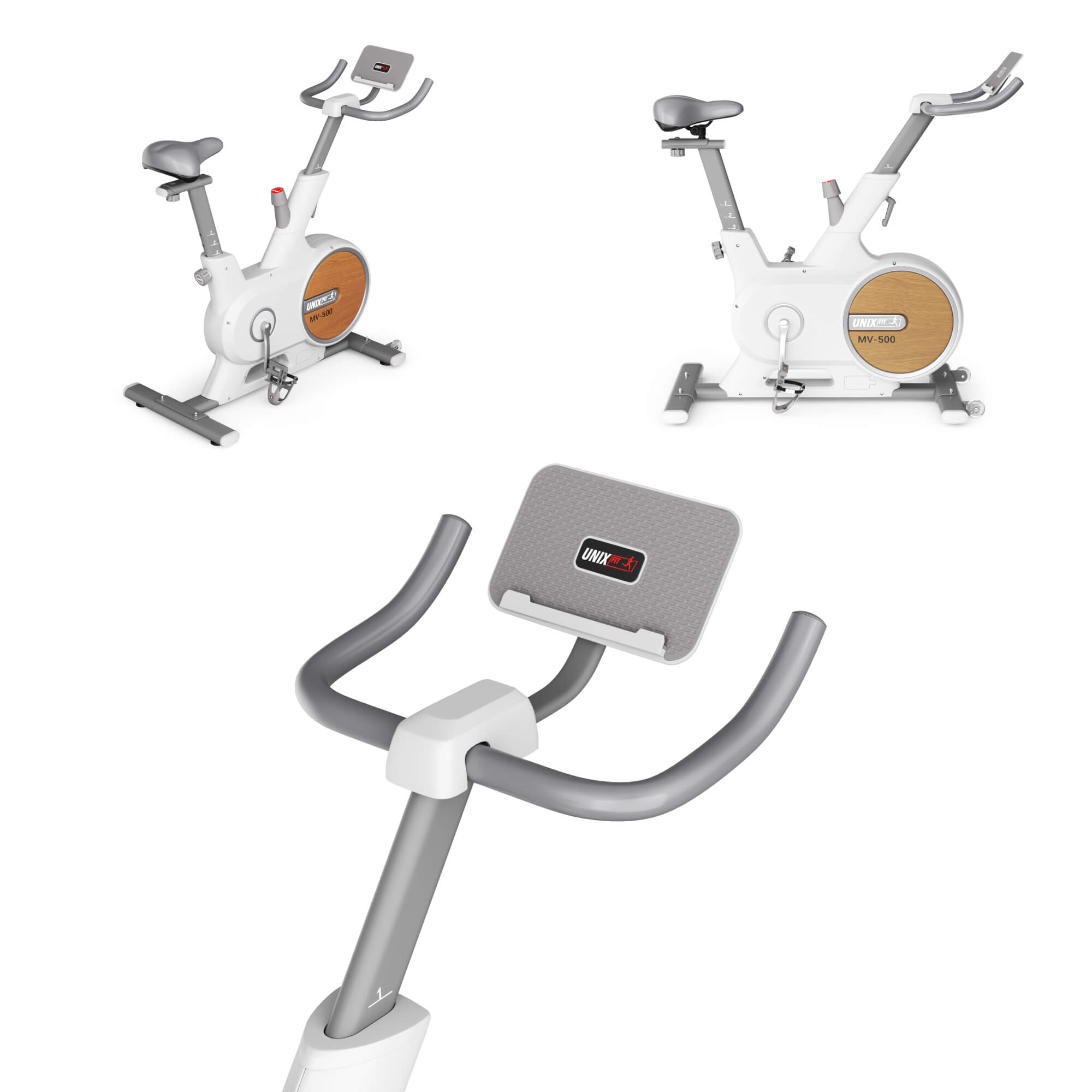 Велотренажер UnixFit MV-500 Wood MBMV500W