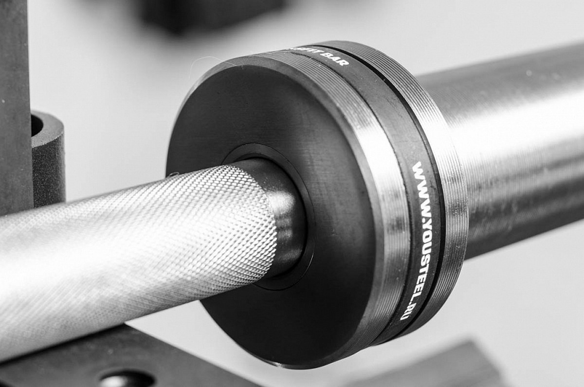 Гриф для штанги мужской YouSteel Competition bar, 20 кг, L220 см, D50мм, хром