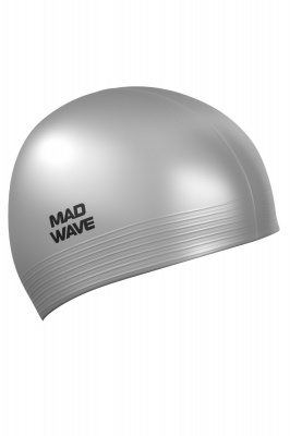 Латексная шапочка Mad Wave Solid Soft M0565 02 0 17W серебро