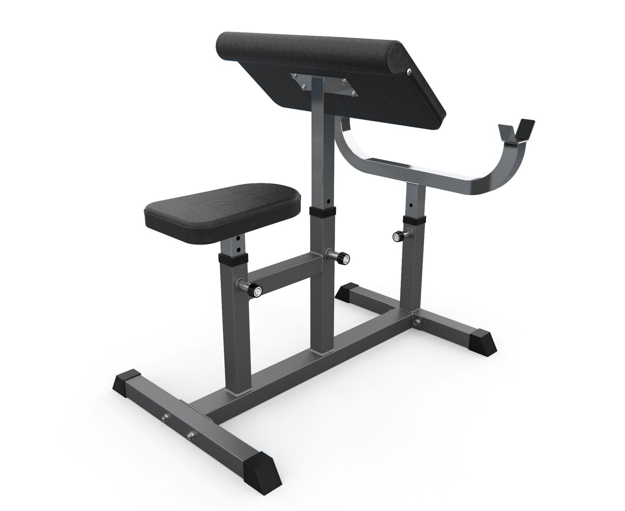 Скамья Скотта DFC HomeGym UB009G, серый | Premium Fitness