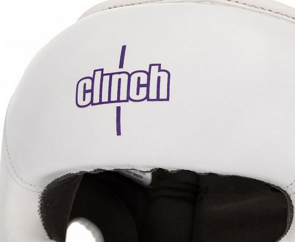 Шлем боксерский Clinch Undefeated C162 белый