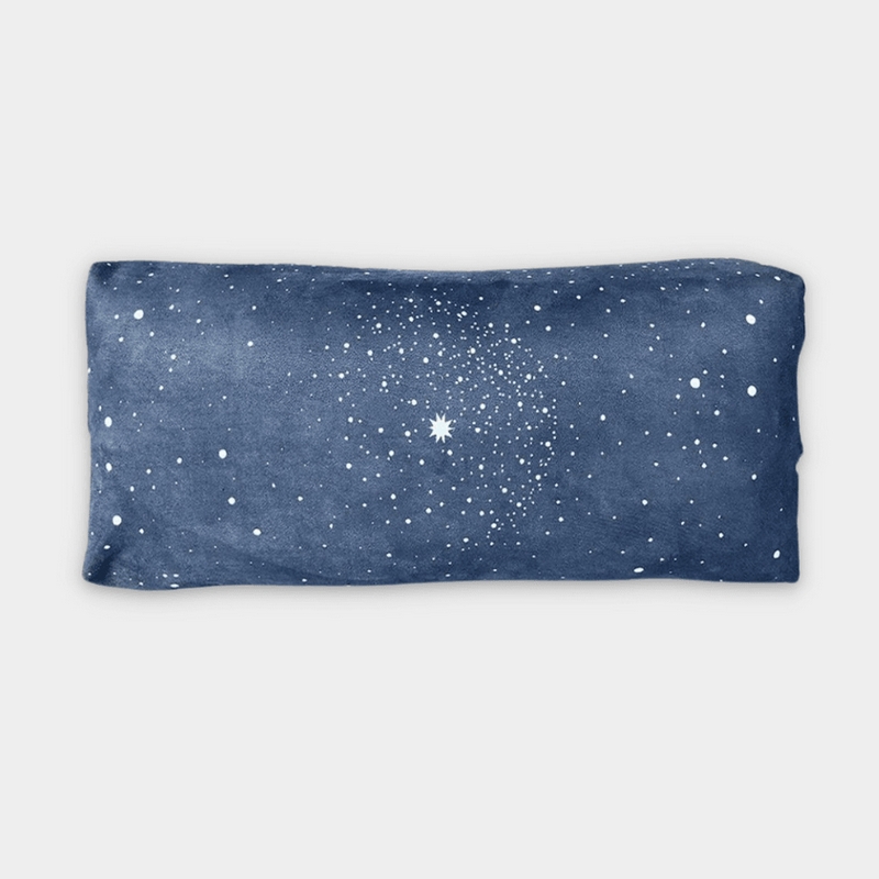 Валик для йоги13х25х61 см, овальный YOGA DESIGN LAB Bolster ZABUTON небесный