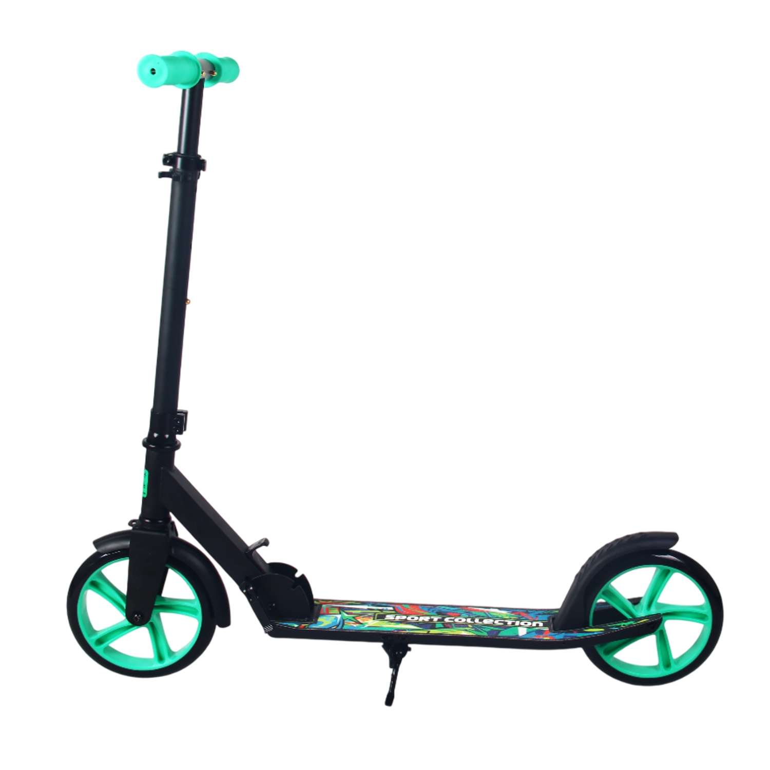 Самокат 200мм Sport Collection CK-SA200-3 black (фонарь и наклейка в подарок)