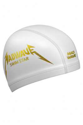 ПУ шапочка Mad Wave Swimstar M0585 06 0 02W белый
