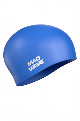 Силиконовая шапочка Mad Wave Long hair silicone M0511 01 0 04W синий