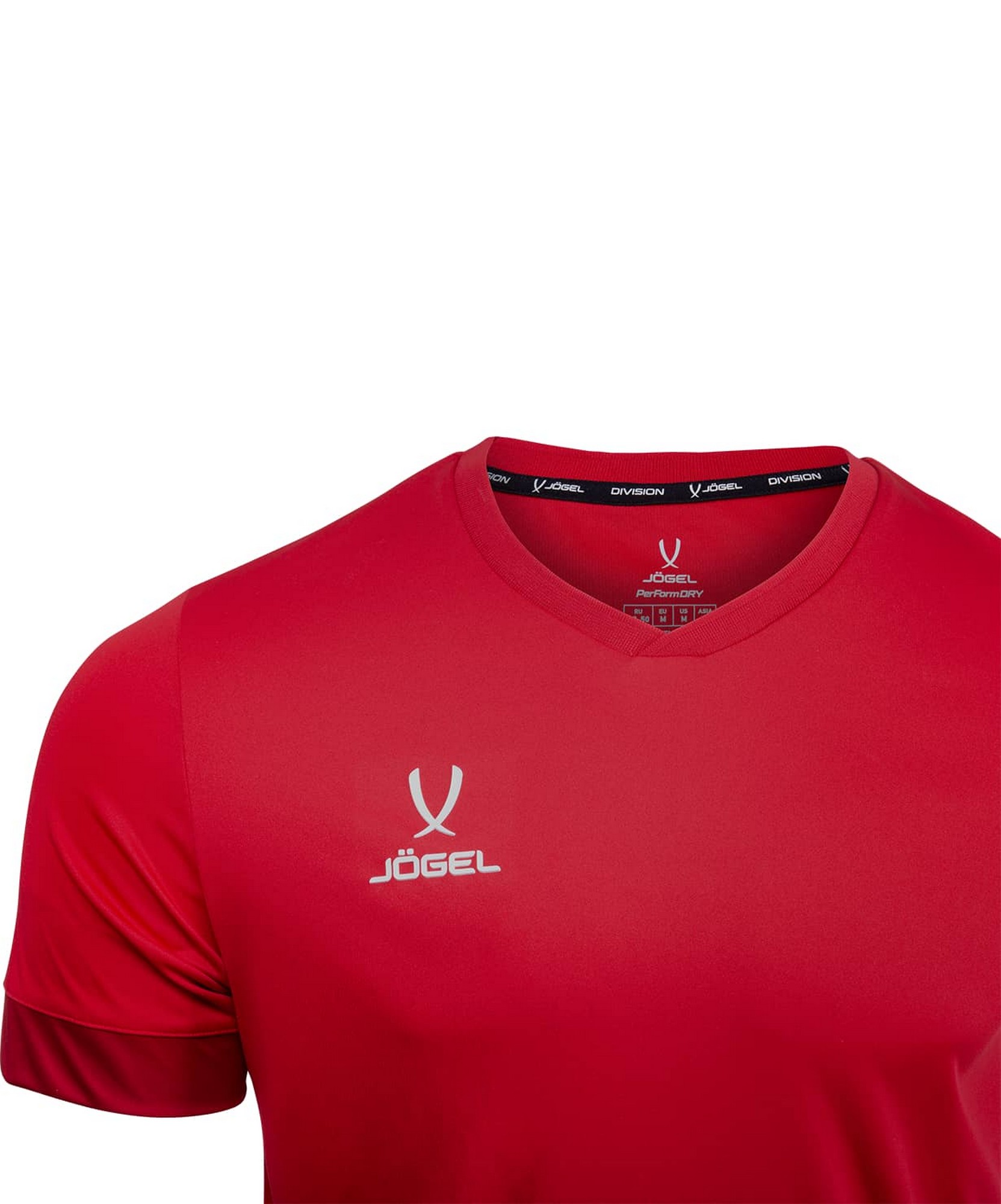 Футболка игровая Jogel Division PerFormDRY Union Jersey красный\ темно-красный\белый