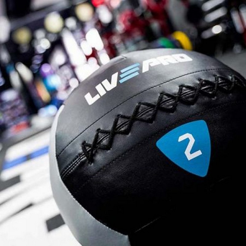 Медбол 5 кг Live Pro Wall Ball LP8100-05