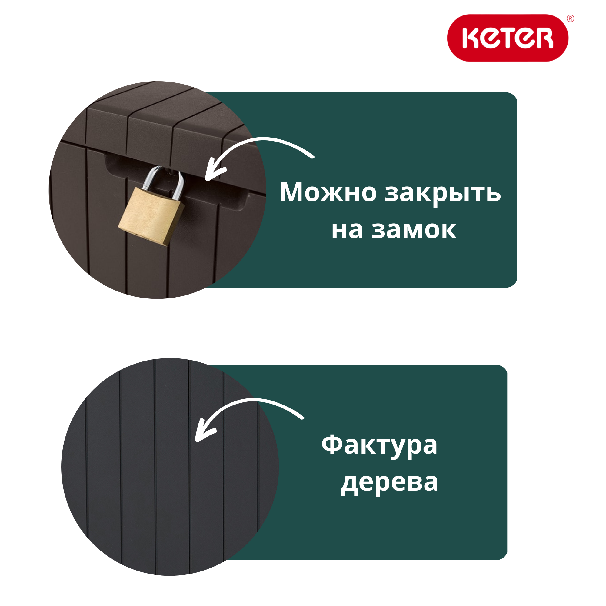 Сундук, графит CITY STORAGE BOX 113 L