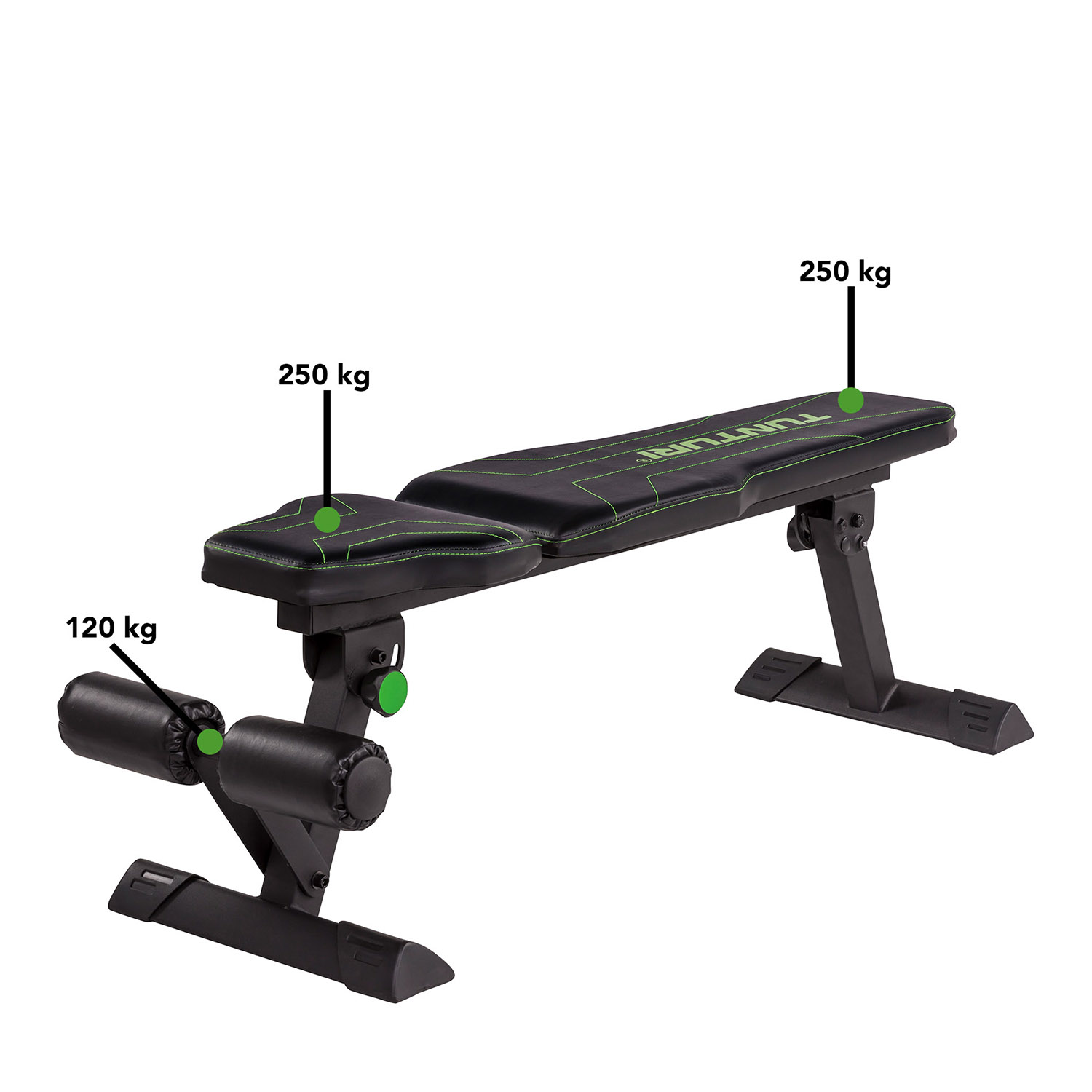 Скамья плоская Tunturi FB80 17TSFB8000 | Premium Fitness