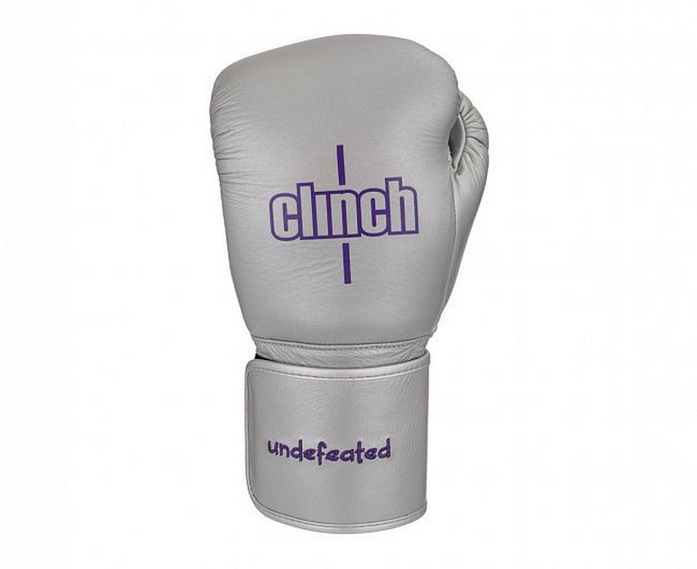 Перчатки боксерские Clinch Undefeated Russian Team C161RT серебристый