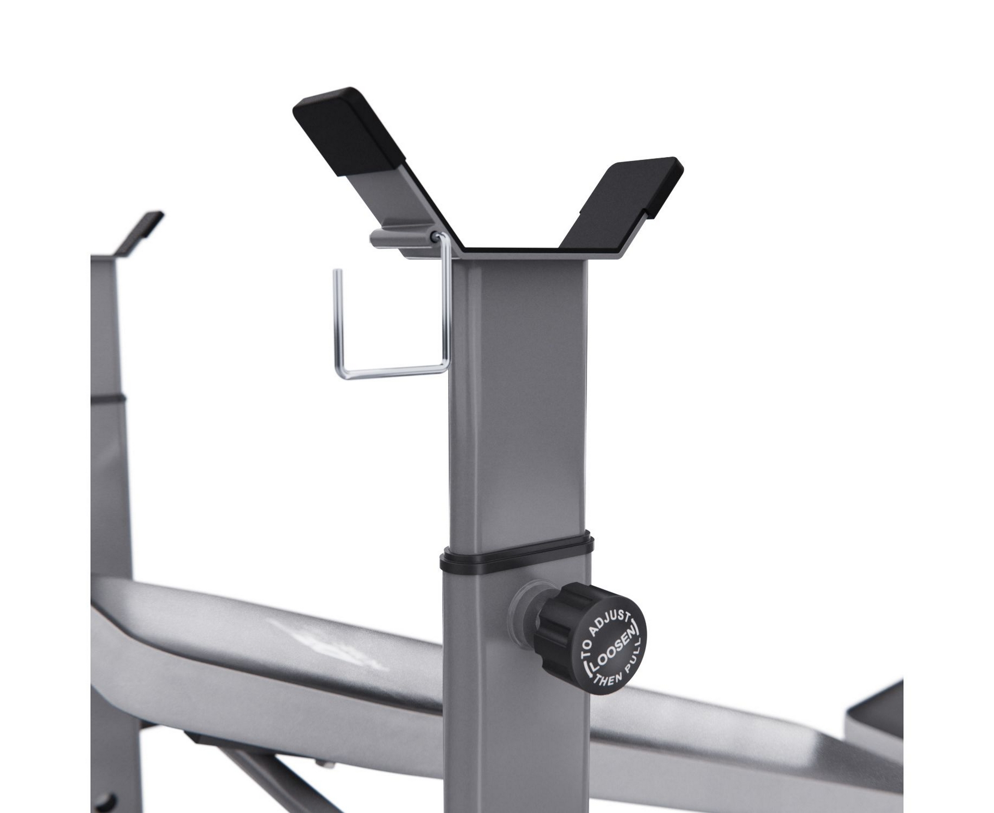 Скамья со стойками под штангу с партой для бицепса DFC D703/2 | Premium Fitness