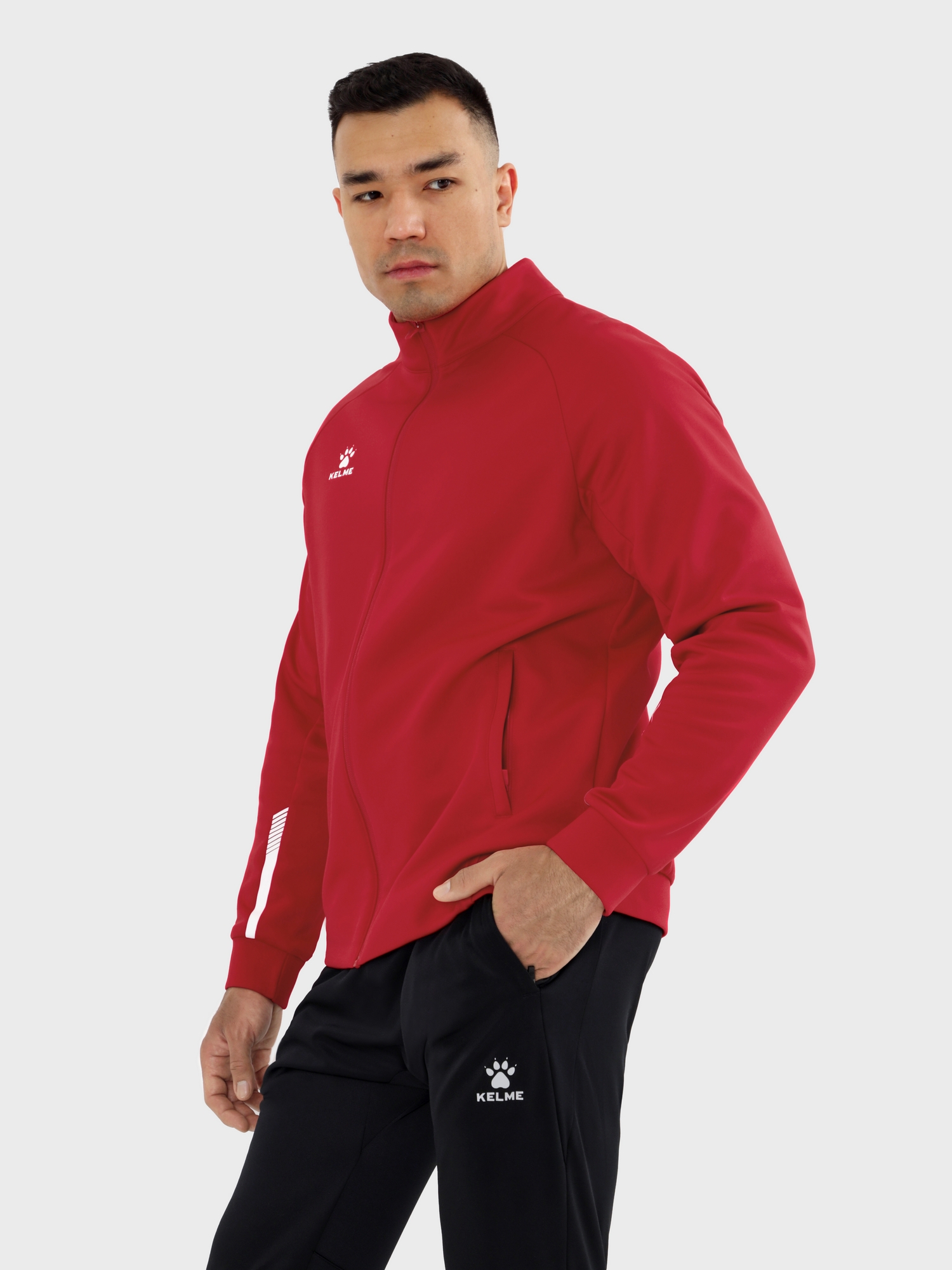 Олимпийка Kelme Knitted Jacket (plus Fleece) 7461WT1143-600 Red