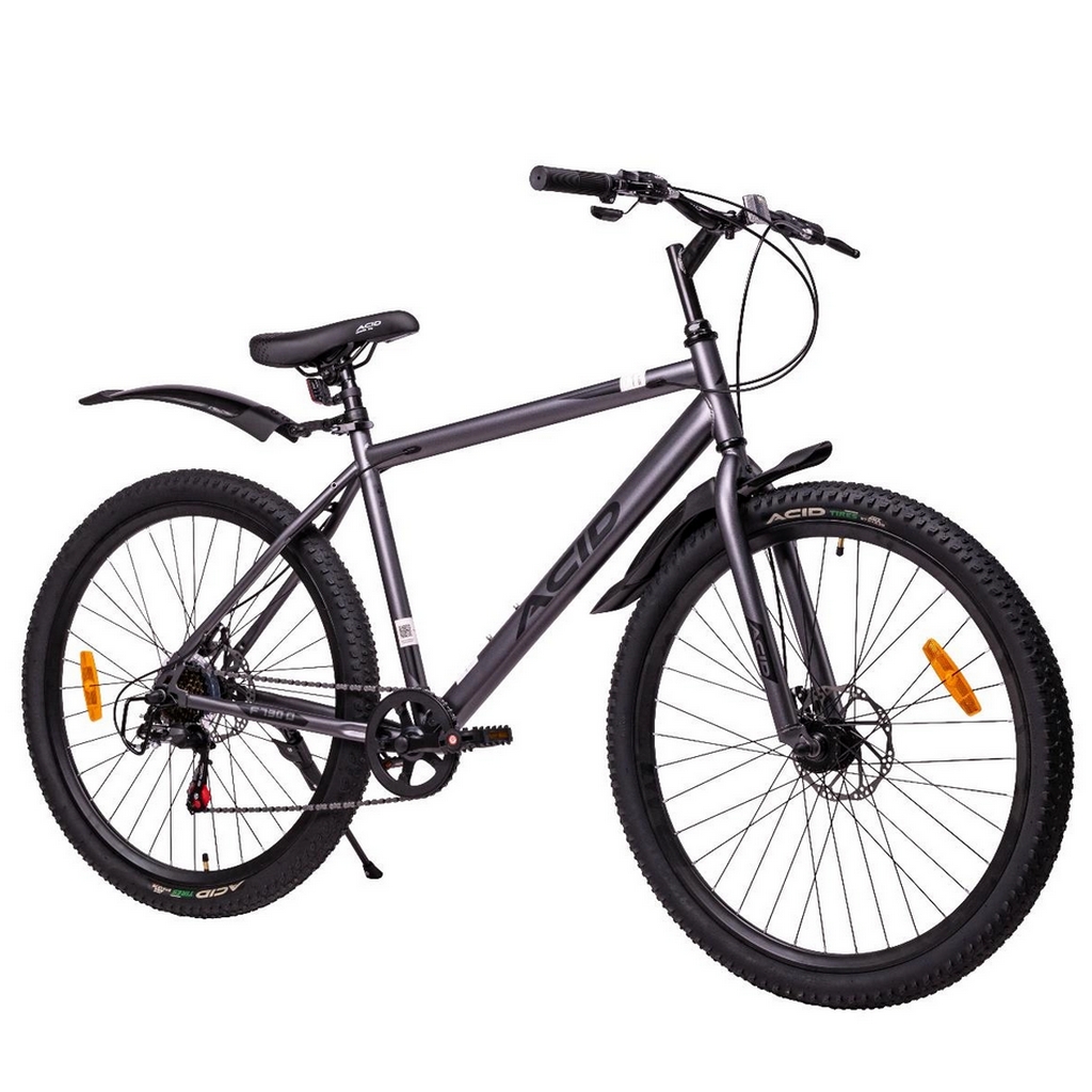 Велосипед 27,5" Acid F 730 D Gray 053976 Flat\Black