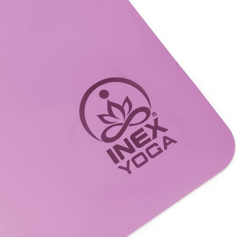 Коврик для йоги 185x68x0,4см Inex Yoga PU Mat полиуретан c гравировкой HG\PUMAT-PR158\18-68-04 фиолетовый