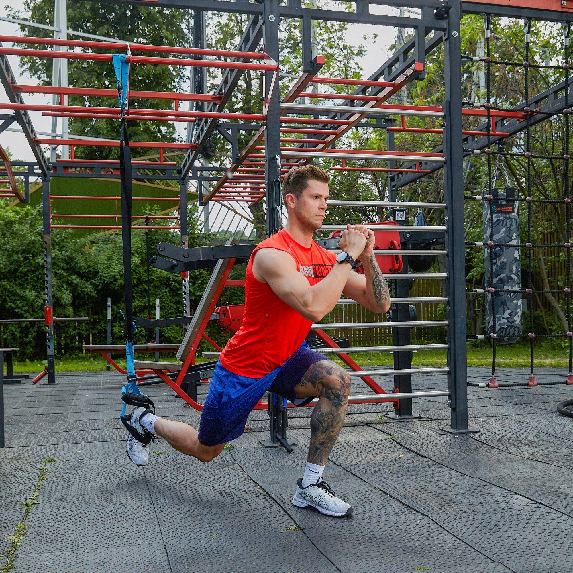 Функциональные петли, обновленный карабин Live Pro Suspension Trainer NL\LP8162B\00-00-00 черный\синий