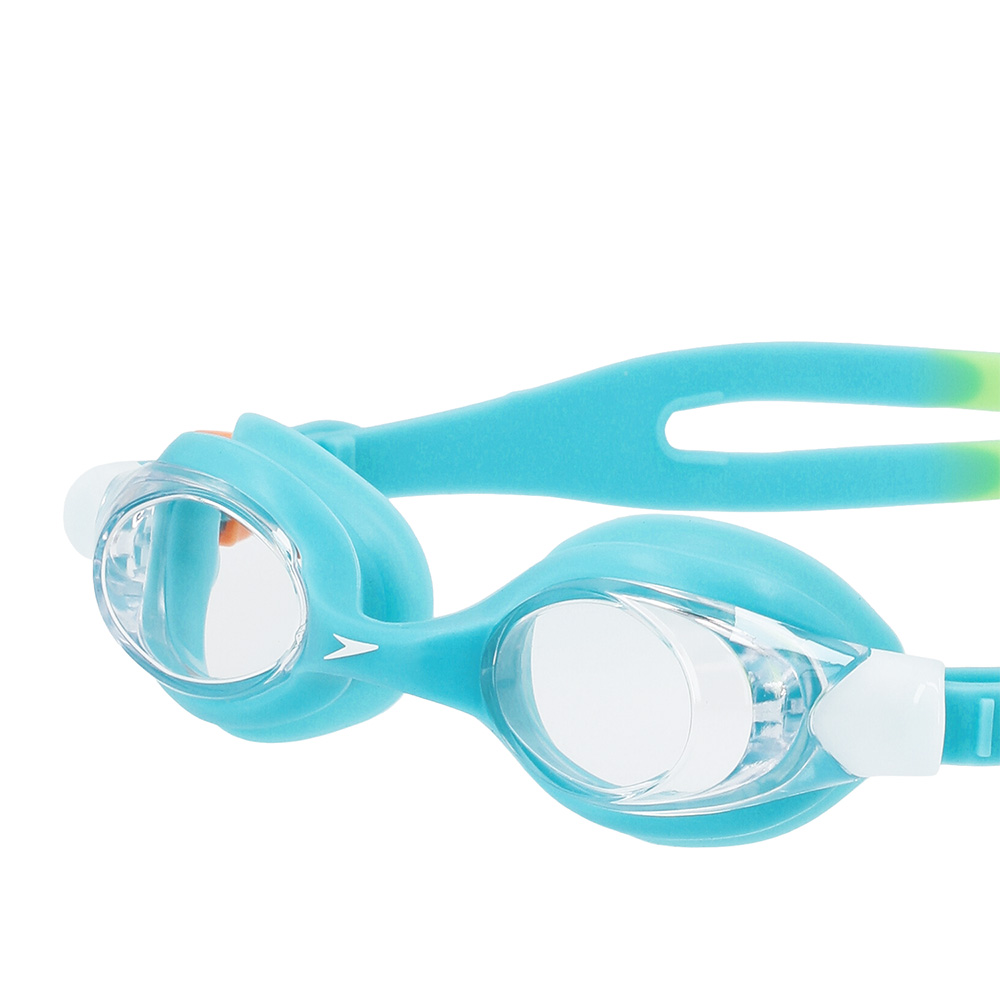 Очки для плавания детские 6-14 лет Speedo SKOOGLES Jr 8-7500645002-C16MP прозрачные линзы, голубая оправа