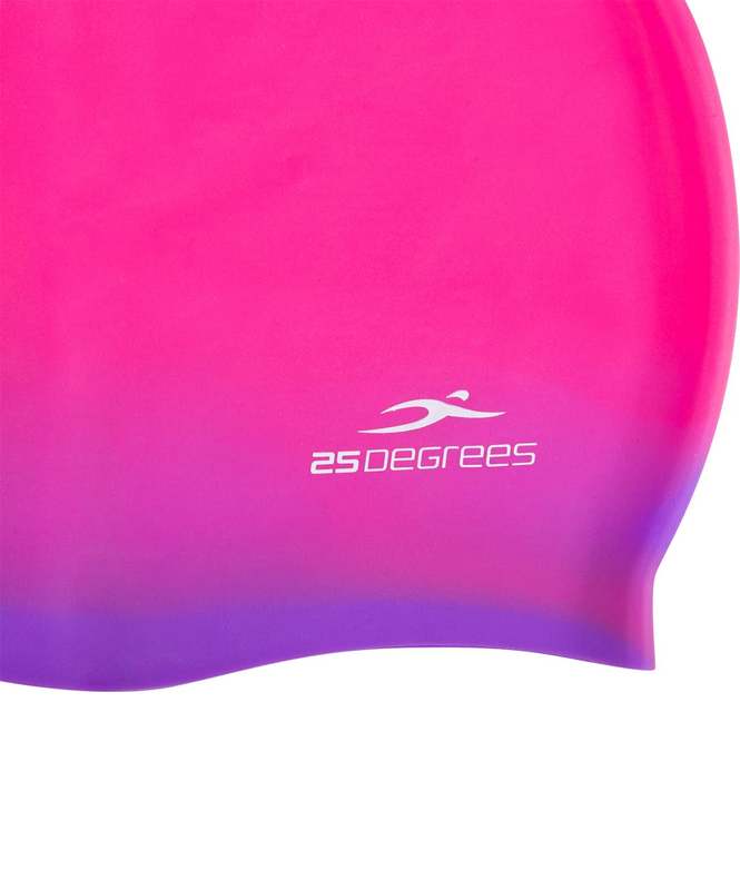 Шапочка для плавания 25DEGREES Relast Pink/Purple, силикон