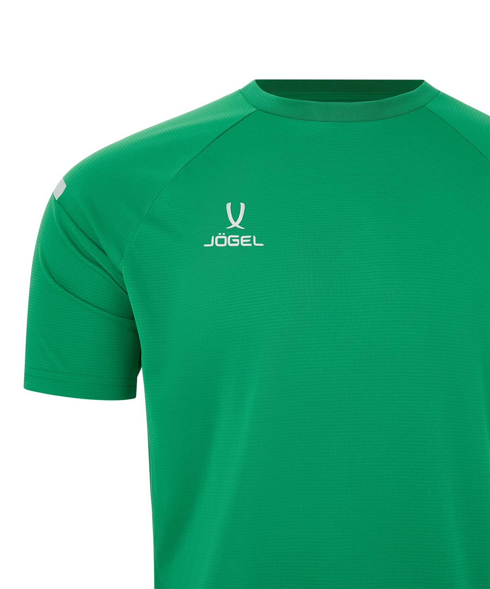 Футболка тренировочная Jogel CAMP 2 Training Poly Tee, зеленый\белый