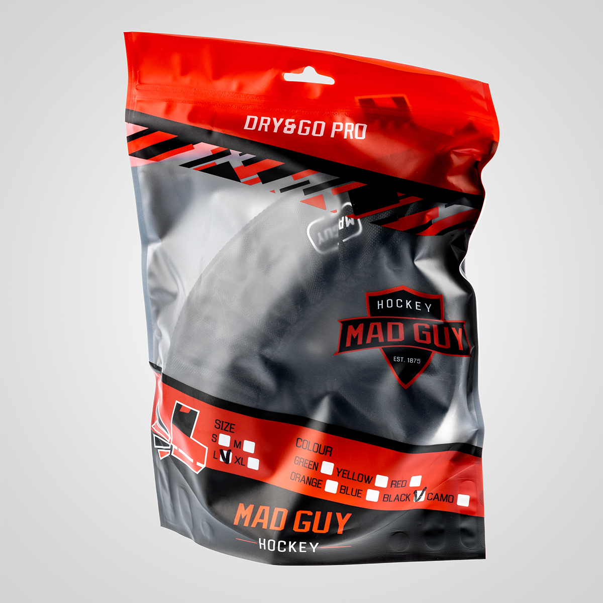 Чехлы для коньков Mad Guy Dry&Go PRO черный