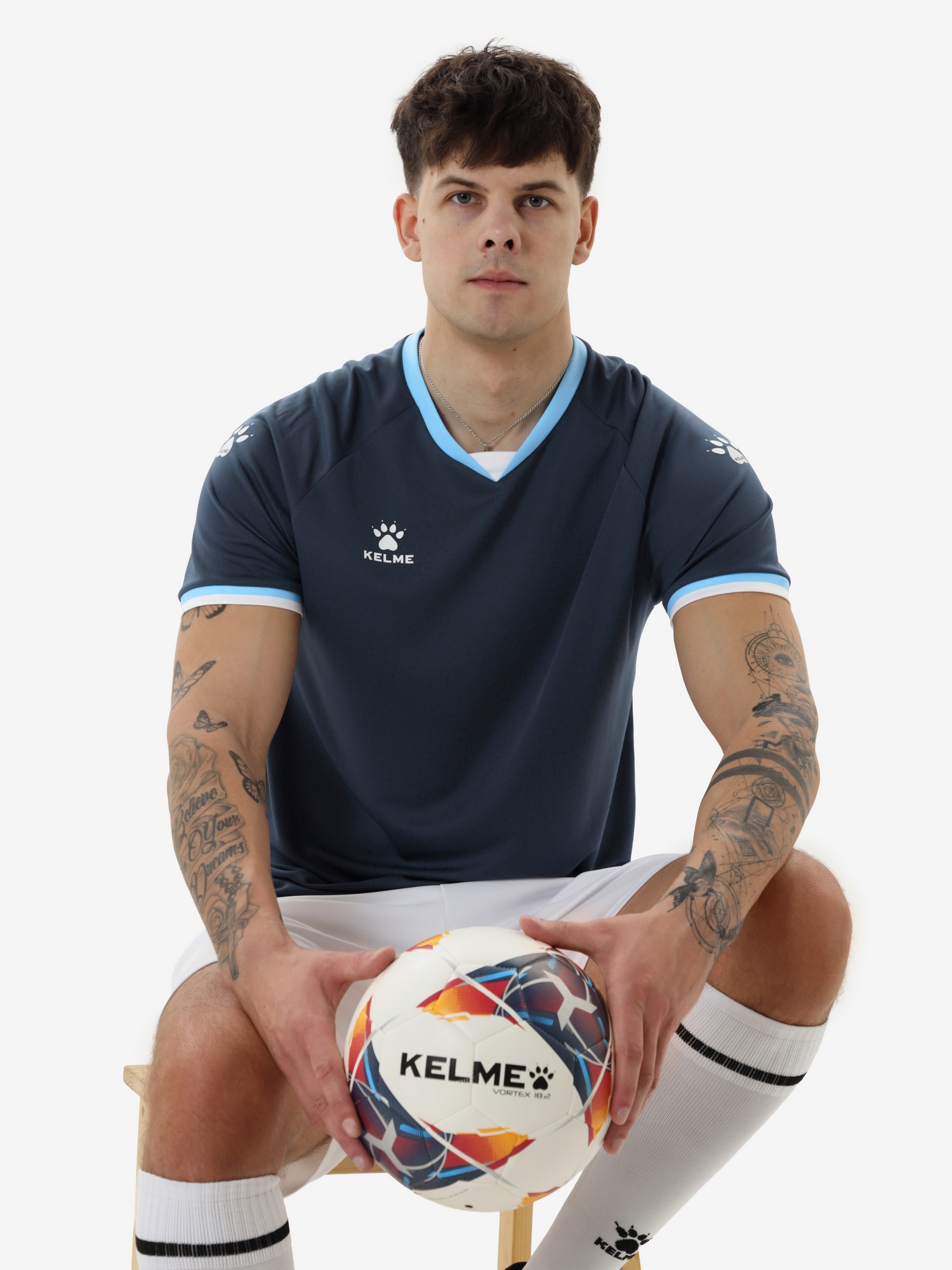 Футбольная форма Kelme Football Uniform Set 8551ZB11084-416 Dark Blue