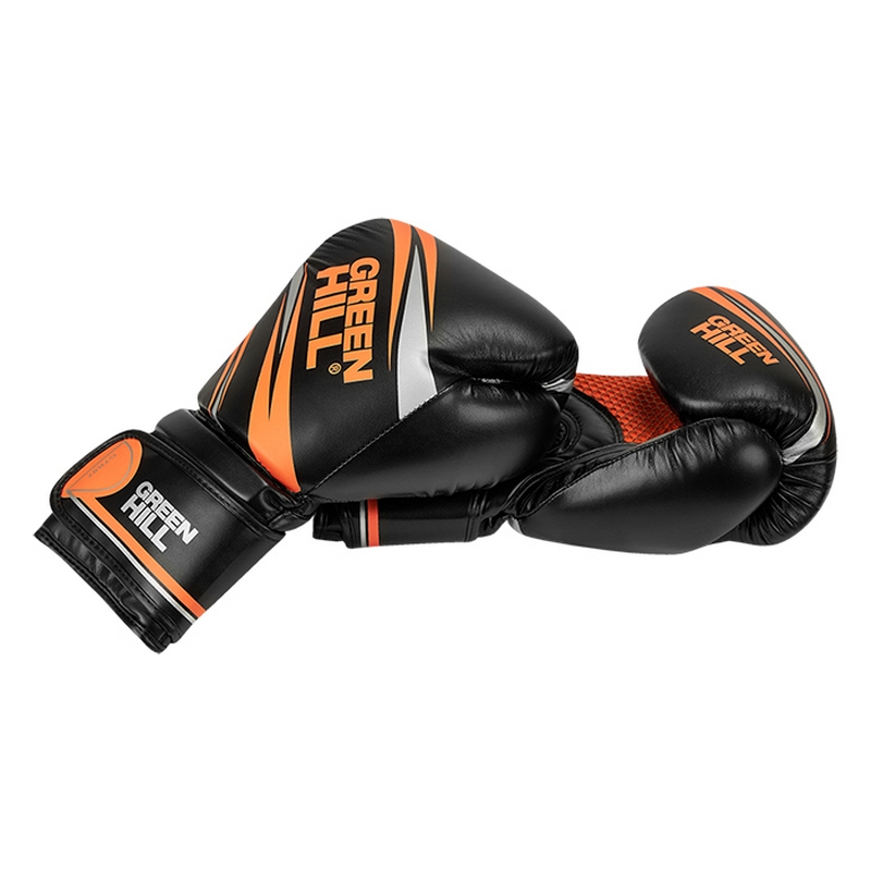 Перчатки боксерские Green Hill TEK7 BGT-2279 черно-оранжевый