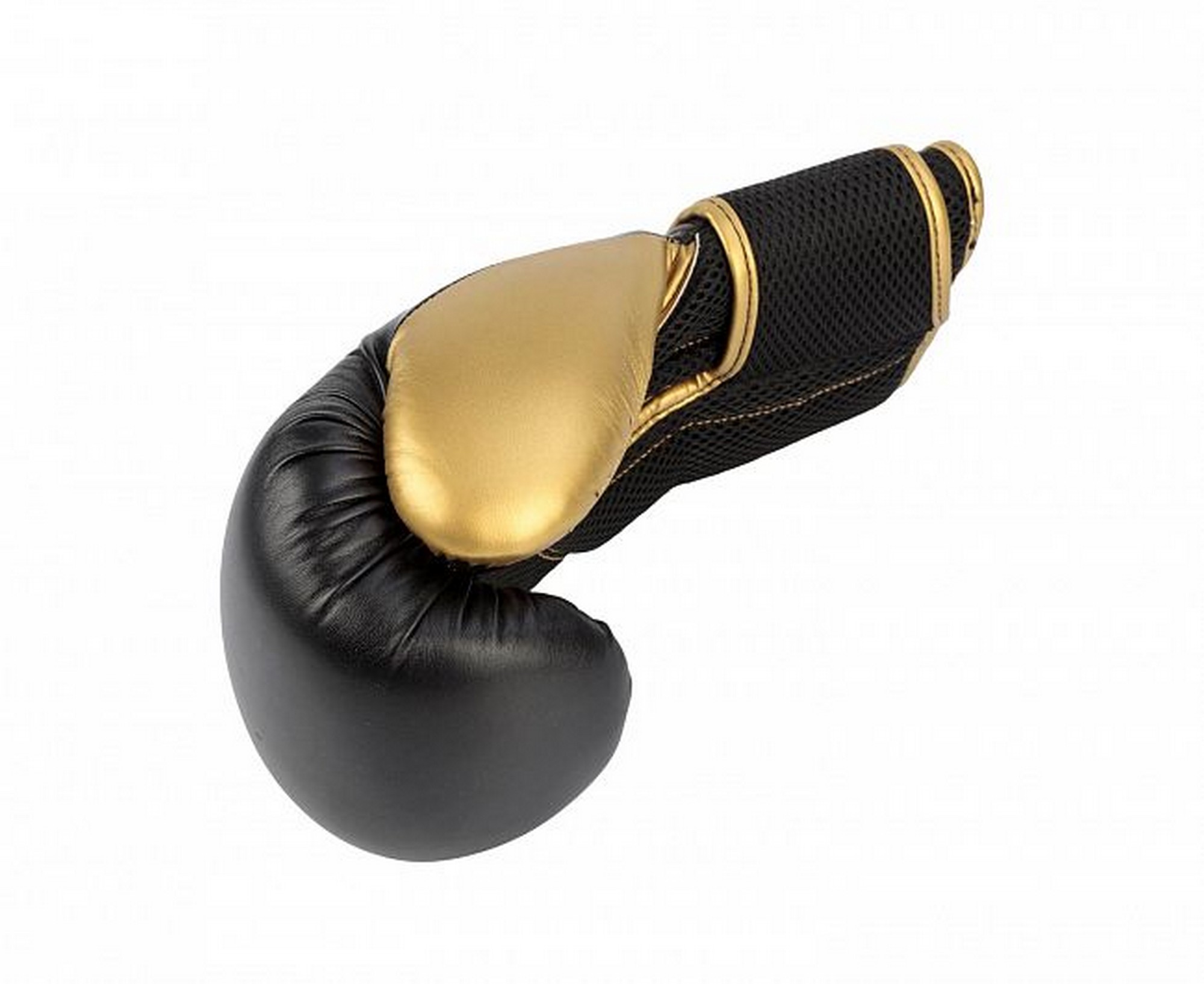 Перчатки боксерские Clinch Aero 2.0 C136 черно-золотой