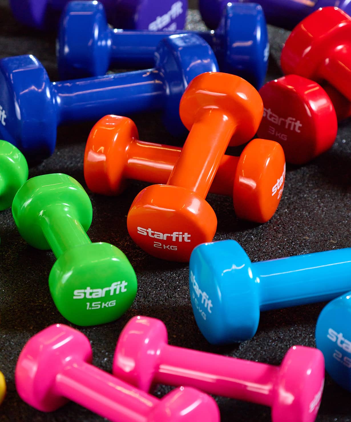 Гантель виниловая Star Fit DB-101 2 кг, оранжевый