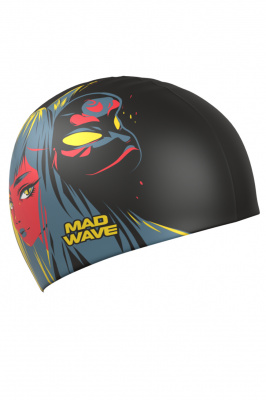 Юниорская силиконовая шапочка Mad Wave Kitsune M0574 25 0 00W